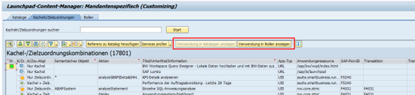 Abbildung 4: Reiter "Kachel/Zielzuordnung" - oberer Bereich