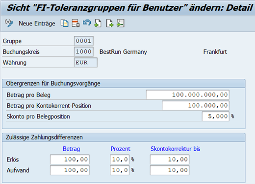 anlegen toleranzgruppe für benutzer